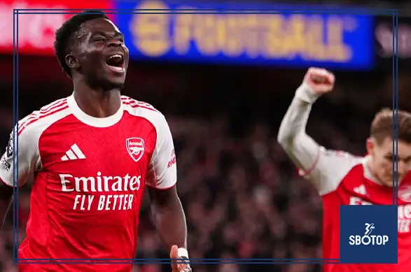 SBOTOP Arsenal 2-0 Brentford: Saka and Merino Secure Win as Gunners Extend Lead at the Top