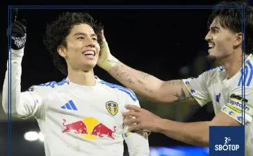 SBOTOP: Tanaka’s Late Strike Halts Liverpool Surge as Leeds Hold On in Thrilling 3–3 Draw
