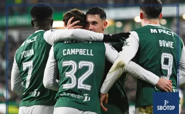 SBOTOP: Hibernian Cruise to 3-0 Victory Over Falkirk with Goals from Bowie and Boyle
