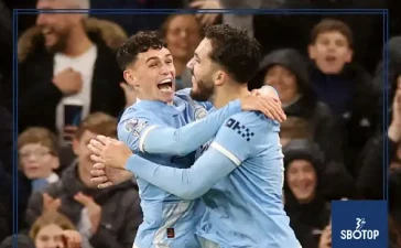 SBOTOP: Man City Beat Sunderland 3-0 with Foden on Target as Guardiola’s Side Narrow Gap to Arsenal