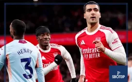 SBOTOP Mikel Merino Shines in Match-Winning Performance Against Brentford: Could He Be Arsenal's Top Striker