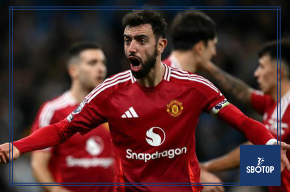 SBOTOP : Manchester United Captain Bruno Fernandes Open to Playing in Spain or Italy