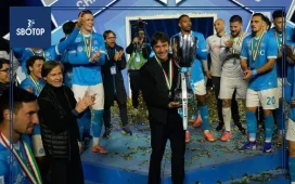 SBOTOP: Napoli Clinch Supercoppa Italiana Title, De Laurentiis Sends Strong Message About Antonio Conte