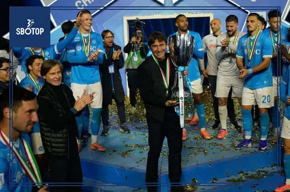 SBOTOP: Napoli Clinch Supercoppa Italiana Title, De Laurentiis Sends Strong Message About Antonio Conte