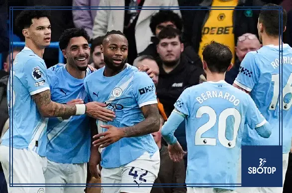 SBOTOP Man City Defeat Wolves 2-0: Marmoush and Semenyo Shine as Haaland Sits Guehi Makes Debut