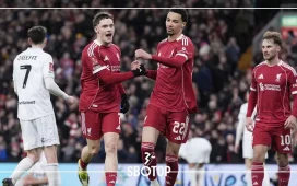 SBOTOP Liverpool 4-1 Barnsley: Szoboszlai’s Spectacular Strike Guides Reds Past League One Side Toward Brighton Clash