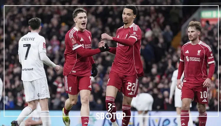 SBOTOP Liverpool 4-1 Barnsley: Szoboszlai’s Spectacular Strike Guides Reds Past League One Side Toward Brighton Clash