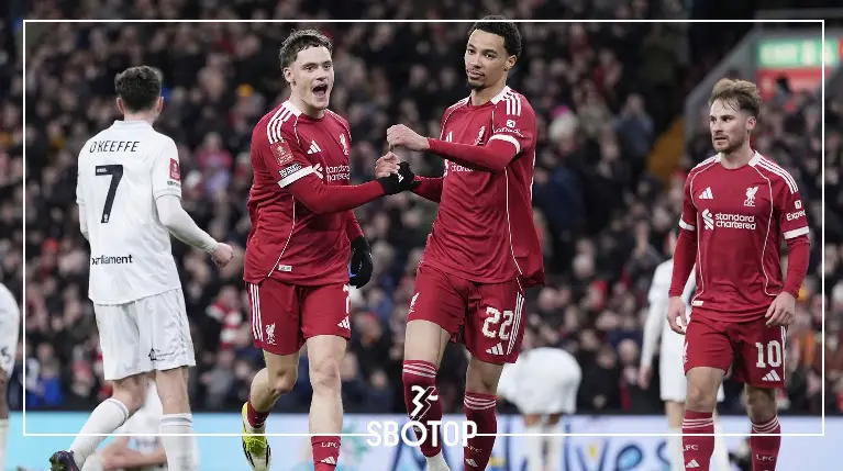 SBOTOP Liverpool 4-1 Barnsley: Szoboszlai’s Spectacular Strike Guides Reds Past League One Side Toward Brighton Clash
