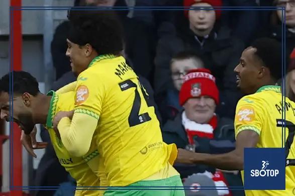 SBOTOP: Jovon Makama Seals Norwich Victory as Wrexham Fall 1-2