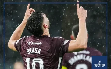 SBOTOP: Hearts Forward Claudio Braga Confident Jambos Can Overhaul Celtic for Scottish Premiership Title