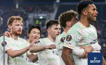 SBOTOP: Ten-Man Celtic Hold Firm in Bologna Thriller as Europa League Dream Stays Alive