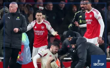 SBOTOP: Martinelli Escapes Further Sanctions After Incident with Injured Liverpool Defender Conor Bradley