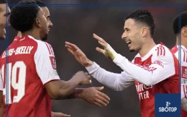 SBOTOP: Martinelli Silences Doubters with FA Cup Hat-Trick as Arsenal Rout Portsmouth