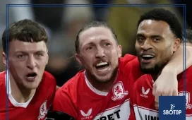 SBOTOP: Delano Burgzorg’s Last-Minute Strike Seals 3-2 Win for Middlesbrough Over West Brom in Eric Ramsay’s Debut