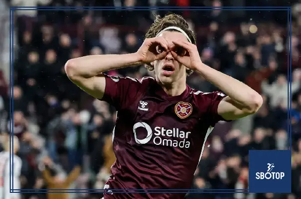 SBOTOP: Hearts Show Grit with Ten Men as Early Baningime Red Card Fails to Stop 2-0 Victory Over St Mirren