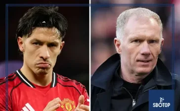 SBOTOP: Lisandro Martínez Fires Back at Paul Scholes After Standout Display in United’s Derby Triumph