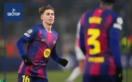 SBOTOP Barcelona Player Ratings vs Slavia Praha : Fermin Lopez Shines, Pedri’s Injury Raises Concerns