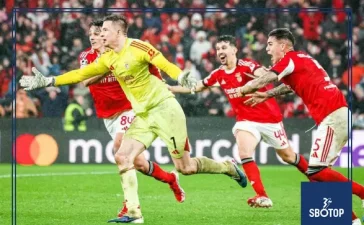 SBOTOP Benfica Victory Hero : Anatoliy Trubin Steals the Spotlight