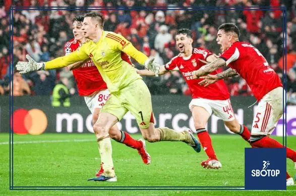 SBOTOP Benfica Victory Hero : Anatoliy Trubin Steals the Spotlight