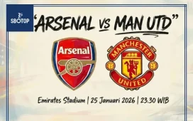 SBOTOP : Arsenal Looks Dominant as Manchester United Faces Tough Challenge