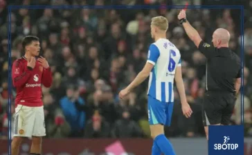 SBOTOP _ Darren Fletcher Erupts on Touchline After Manchester United’s FA Cup Exit to Brighton