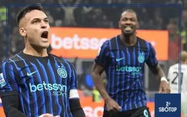 SBOTOP : Lautaro Martinez Named Man of the Match in Inter Milan’s 3-1 Win Over Bologna