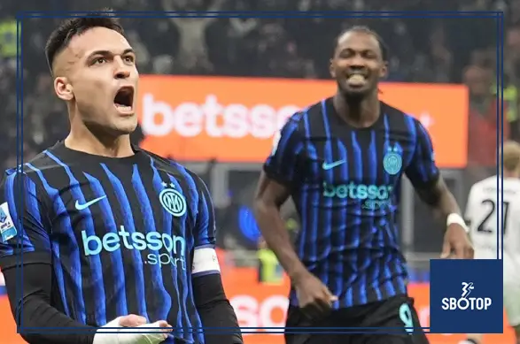 SBOTOP : Lautaro Martinez Named Man of the Match in Inter Milan’s 3-1 Win Over Bologna