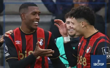 SBOTOP Bournemouth 1-1 Aston Villa: Rayan Nets on Debut Start as Villa Slip Further Behind Arsenal