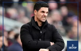 SBOTOP: Mikel Arteta Finds Optimism After ‘Positive’ Talk with Arsenal Squad Following Man Utd Loss