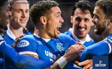 SBOTOP: Rangers Crush Dundee 3-0 to Extend Winning Streak to Eight Closing in on Scottish Premiership Title