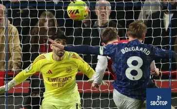 SBOTOP: Brentford Hold Arsenal to 1-1 Draw as Missed Chances Hurt Gunners’ Premier League Title Hopes