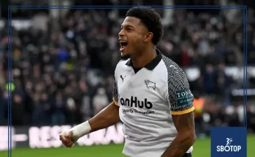 SBOTOP: Brewster and Agyemang Fire Derby County to 2-0 Triumph Over Swansea City