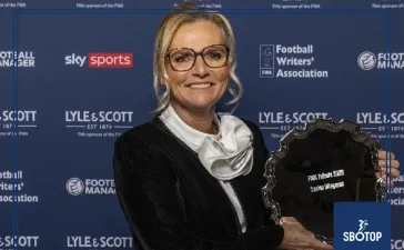 SBOTOP: Sarina Wiegman Reflects in Surprise as FWA Honour Marks an Unforeseen Journey with England Women