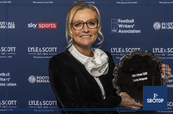 SBOTOP: Sarina Wiegman Reflects in Surprise as FWA Honour Marks an Unforeseen Journey with England Women
