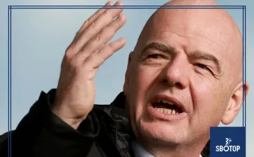 SBOTOP: Gianni Infantino Issues Apology to UK Fans Backs Lifting Russia Ban and Defends Trump Peace Prize Claim