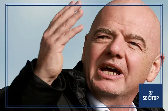 SBOTOP: Gianni Infantino Issues Apology to UK Fans Backs Lifting Russia Ban and Defends Trump Peace Prize Claim