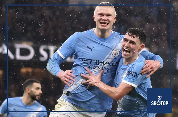 SBOTOP: Man City Crush Fulham 3-0 to Narrow Gap to Arsenal Reigniting Premier League Title Race Under Pep Guardiola