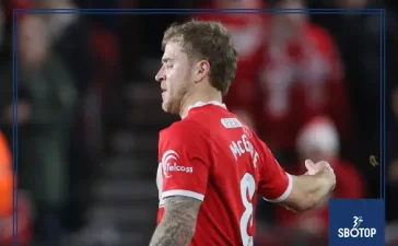SBOTOP: Riley McGree Rescues Middlesbrough with Late Equalizer in 1-1 Stalemate Against Leicester City