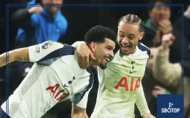 SBOTOP: Dominic Solanke’s Stunning Scorpion Kick Earns Spurs a 2-2 Draw as Manchester City Lose Ground in Title Race