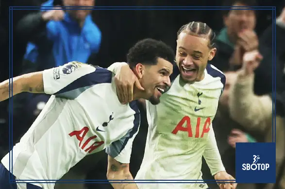 SBOTOP: Dominic Solanke’s Stunning Scorpion Kick Earns Spurs a 2-2 Draw as Manchester City Lose Ground in Title Race
