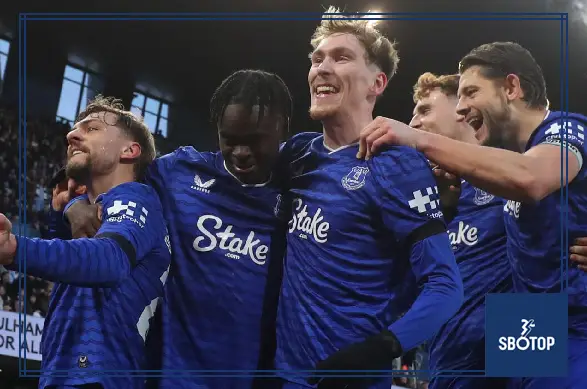 SBOTOP: Everton Stun Fulham with Late Comeback to Climb into Eighth Place in Premier League