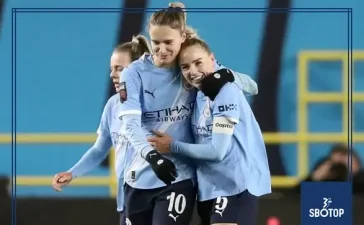 SBOTOP: Man City Crush Leicester 6-0 as Vivianne Miedema Nets Brace and Lauren Hemp Shines Extending WSL Lead to 11 Points