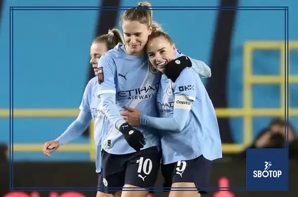 SBOTOP: Man City Crush Leicester 6-0 as Vivianne Miedema Nets Brace and Lauren Hemp Shines Extending WSL Lead to 11 Points