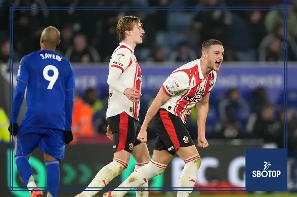 SBOTOP: Southampton Complete Incredible Comeback Against Leicester Shea Charles Nets 96th-Minute Winner in 4-3 Thriller