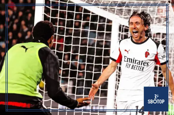SBOTOP Player Ratings : Luka Modric the Difference in Pisa vs AC Milan Clash