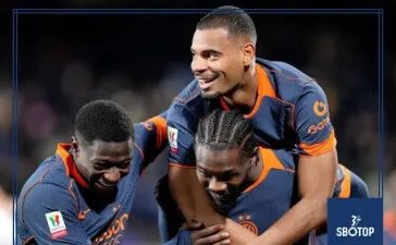 SBOTOP : Ange-Yoan Bonny Beams After Leading Inter Milan to Coppa Italia Semifinals