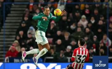 SBOTOP : Virgil van Dijk Breaks Sami Hyypia’s Record, Becomes Liverpool’s Premier League Top-Scoring Defender
