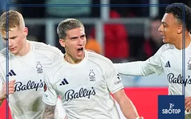 SBOTOP: Nottingham Forest Edge Midtjylland on Penalties to Seal Europa League Quarter-Final Spot After 2-2 Aggregate Draw