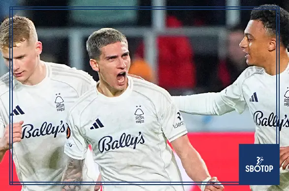 SBOTOP: Nottingham Forest Edge Midtjylland on Penalties to Seal Europa League Quarter-Final Spot After 2-2 Aggregate Draw