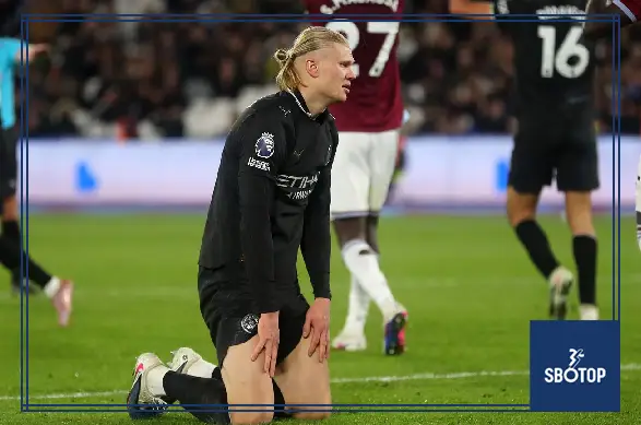 SBOTOP Title Race Stumbles: Manchester City Held 1–1 by West Ham as Hammers Climb Out of Relegation Trouble